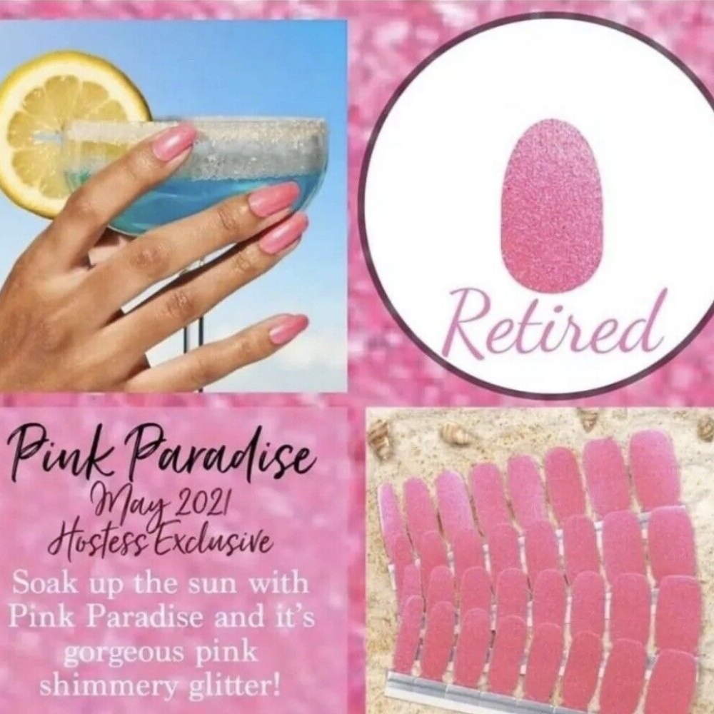 Color street Pink Paradise nail strips